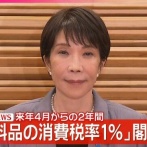 飲食料品の消費税減税、閣議決定