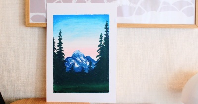 【50代の趣味】ひさびさオイルパステル画