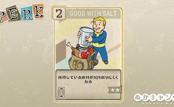 Fallout 76：Good with Salt（Intelligence）