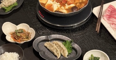 純豆腐鍋の夜ごはん