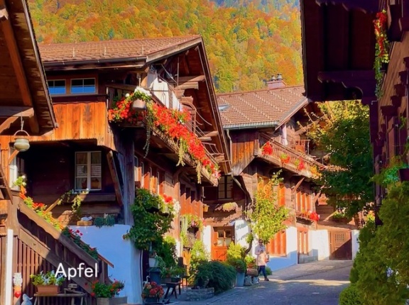 紅葉のスイス ブリエンツ🇨🇭
