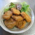 鶏のから揚げと４種の副菜