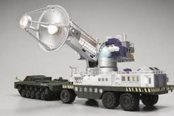 ミラクルハウス(アオシマ)新世紀合金 66式一号車メーサー殺獣光線車 電動走行 ミラクルハウス 新世紀合金 1/48 66式メーサー殺獣光線車 製作記