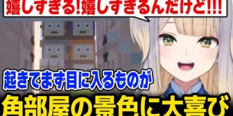 【にじさんじ】角部屋からの眺め「ちびりこ城」に大喜びする栞葉るりw【あらなみマイクラ】