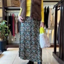 カラーニットを着る！先日紹介したベストで合わせました