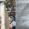 清掃中の男性が「誘拐された、助けて！」という手紙が入ったガラス瓶を発見 → それをSNSに投稿した結果・・・