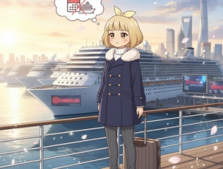 【朗報】中国発クルーズ17隻がキャンセル、上海便は2月まで全欠航　高市総理発言の「余波」か