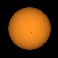 夕空に浮かぶ綺麗なお月様（月齢5.1） ☆彡