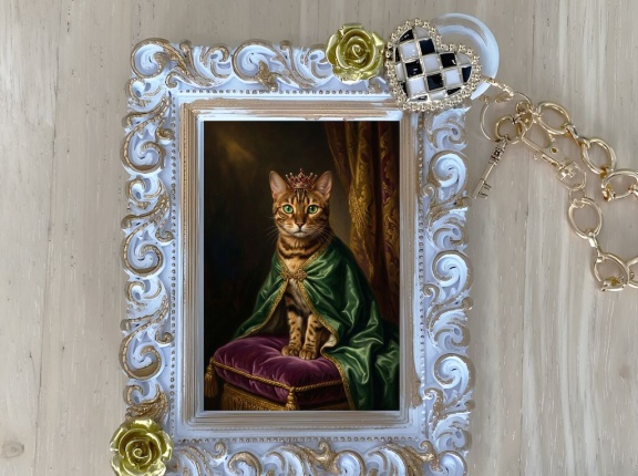 ベンガルのルネサンス肖像画バッグチャームができました！