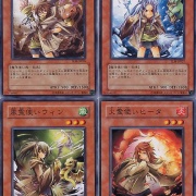 遊戯王 4霊 ウィン エリア ヒータ ライナ クオシク 連番あり 計4枚セット 遊戯王 4霊 ウィン エリア ヒータ ライナ クオシク 連番あり 計4