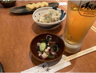 とりあえず吾平でタケノコの天ぷらと飲み放題