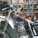 ＸＲ４００Ｒ　配線引き直し