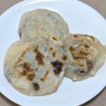 白玉粉で梅ヶ枝餅を作ってみた
