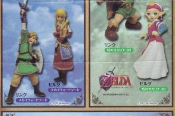 ゼルダの伝説 夢幻の砂時計 フィギュア 全5種 コンプ デスクトップ