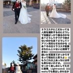 【画像】ディズニーで結婚式の前撮りした女性、100万円払った写真が酷すぎて愕然とするｗｗｗｗ