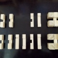 木製パズル（その9）：Built-up cube (組み上げキューブ )