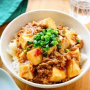 ♡ラクうま！すぐでき麻婆丼♡【#簡単レシピ #時短 #節約 #豆腐 #麻婆豆腐 #節約ごはん 】