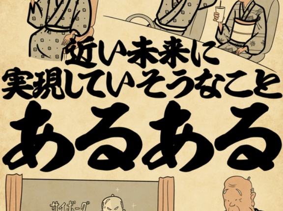 近い未来に実現していそうなことあるあるでござる