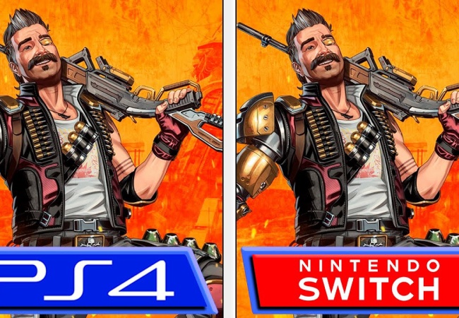 ApexのSwitch版とPS4版の比較動画が到着！！