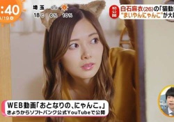 【衝撃】白石麻衣ニャンが可愛すぎてワイ失神ｗｗｗｗｗｗｗ