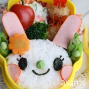 10分で簡単 ウサギのお弁当 キャラ弁 Asamiのお弁当 簡単かわいいキャラ弁の作り方 10分で簡単 ウサギのお弁当 キャラ弁 Asamiのお弁当 簡単かわいいキャラ弁の作り方