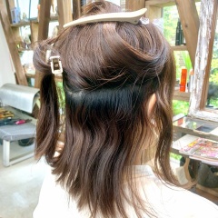 ネオメテオストレート( 縮毛矯正 )&リタッチ( カラー )