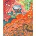 壬生川純一 新作木版画「風ノ色」