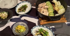 夏野菜と鶏モモ肉の蒸し鍋とかの夜ごはん&楽天マラソン買いまわり品