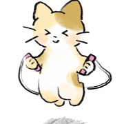 縄跳びをするねこ : 無料イラスト•フリー素材 しろくまとねこ
