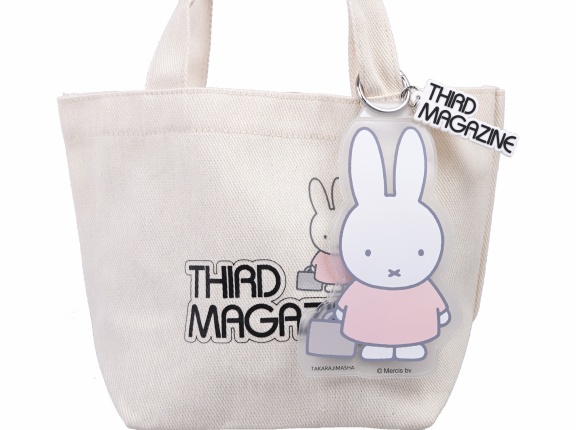 GLOW (グロー) 2026年 10月号 《付録》 ミッフィー／サードマガジン リップケースにもなるチャーム付きトートBAG