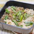 薄切り豚バラ肉で作る「簡単すき焼き風」
