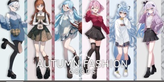 【.LIVE】『メガネオンリーて思い切ったことするな』　→　アップランドオータムファッショングッズの発売決定！秋コーデを楽しむ6名のグッズ