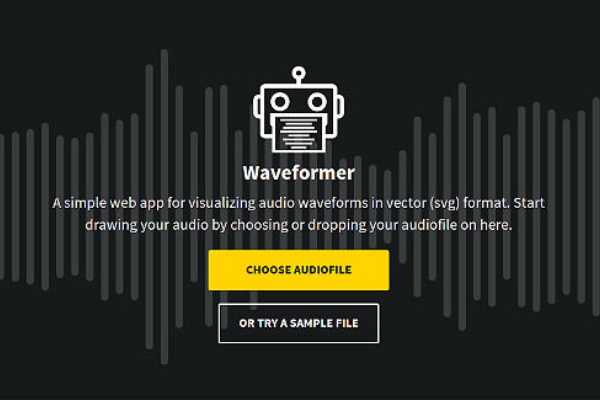 クリック一発で 音声ファイルの波形をsvg形式の画像に無料変換できる Waveformer を使ってみた うえぶはっく