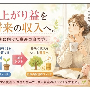 【投資】老後に向けた資産の育て方