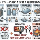 膨らんだり、酸っぱい匂いはすぐ捨てろ モバイルバッテリーの事故の原因