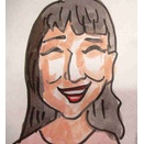 似顔絵・安藤サクラ　