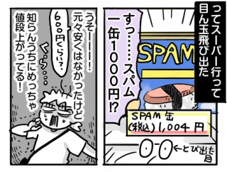 我が家で作るラストスパム玉子おにぎりになるかもしれません。