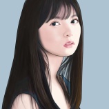 『齋藤飛鳥さんの似顔絵を描きました』の画像