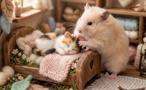溺愛された猫のおねだり姿！