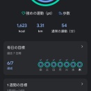 今日の歩数　3222日目