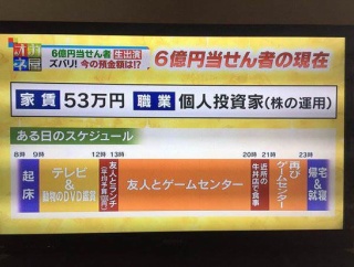 【画像】宝くじ高額当選者の生活をご覧くださいｗｗｗｗｗｗ