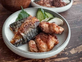 油を使わない唐揚げを作った日。