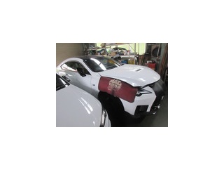 レクサス　RCF　チタン製エキマニ組み付け　３