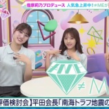 『[≠ME] 落合希来里・蟹沢萌子・河口夏音、ABCテレビ「ノイミーステーションTVミニ」第19回 出演まとめ（キャプチャ画像あり）』の画像