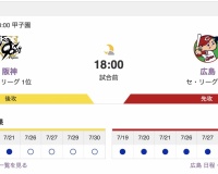 榮枝スタメンマスク！！！【虎実況】[7月31日] 阪神 vs 広島 （甲子園）18:00～