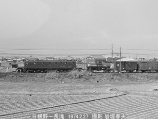 1974-2　阪和線の旧型国電と貨物列車