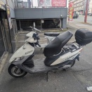 アドレスV125　ノーマルマフラーに戻すべく塗装をする