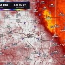 ７月２５日のセントルイスの体感最高気温は５１度！