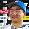 【日本ハム】山縣秀　気迫のダイビングキャッチ　場内から大歓声