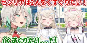 【ホロEN】フワモコを見ると何故かくすぐりたい衝動に駆られるセシリア